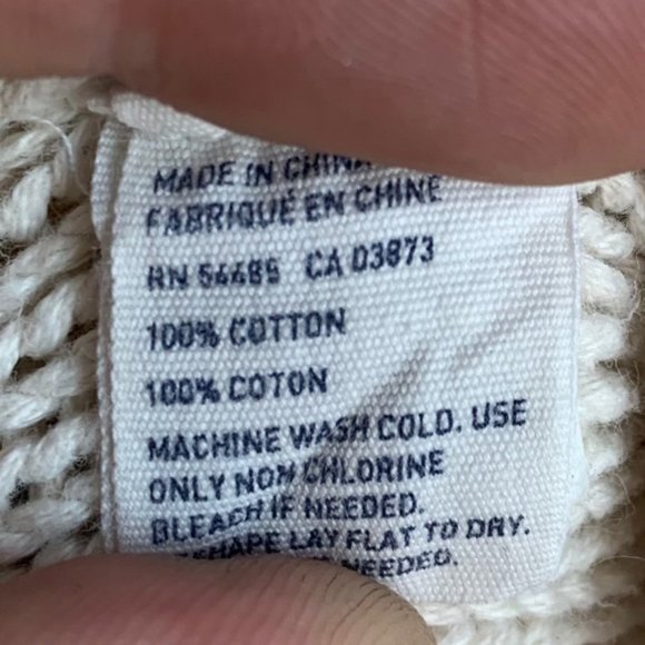 American Eagle Cream and Pastel Striped Sweater - Picture 4 of 5